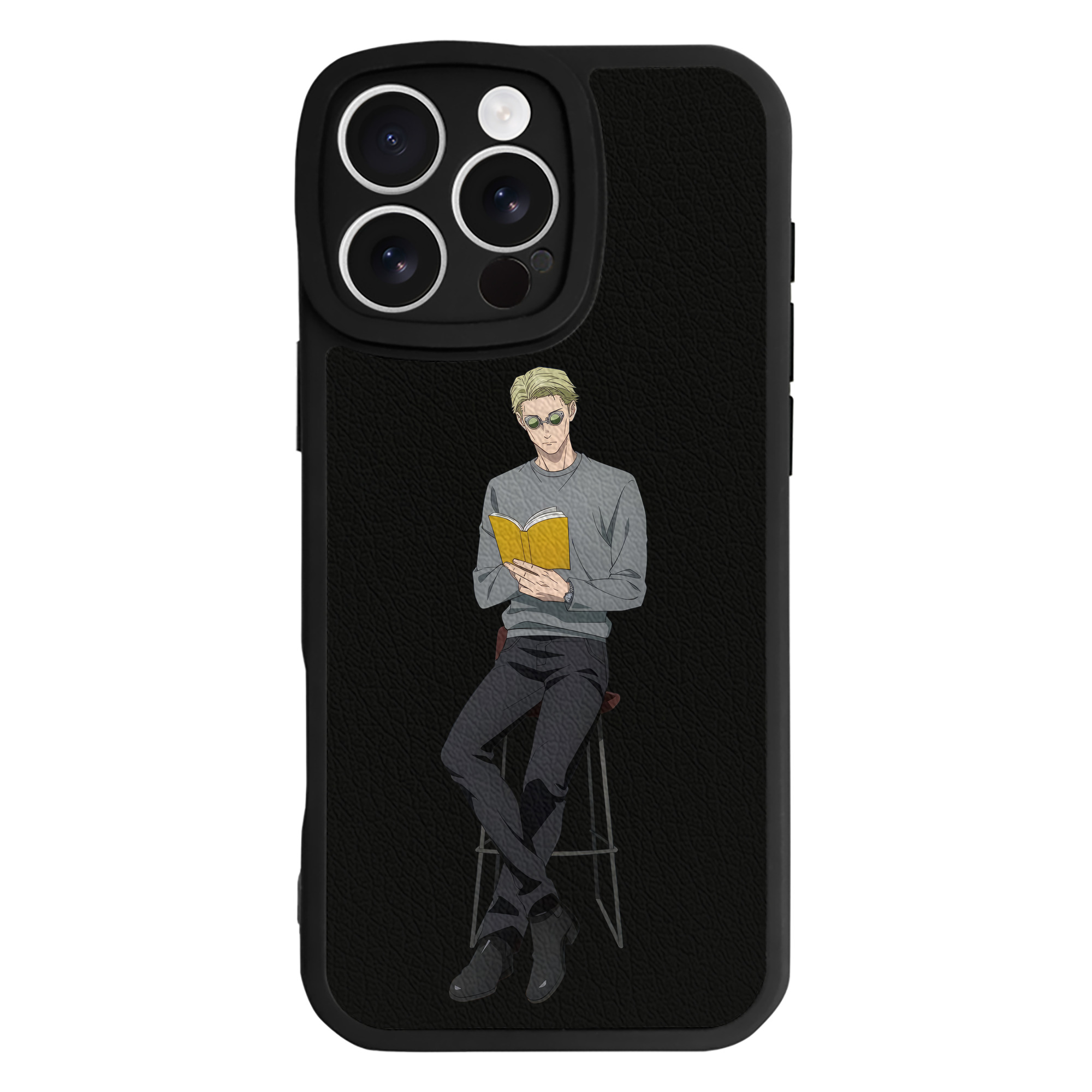 （画像用） 呪術廻戦 Jujutsu Kaisen 【iPhone 16シリーズ対応】シリコンスマホケース（レザー調） 材質：シリコン